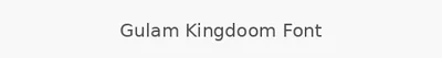 Gulam Kingdoom Font