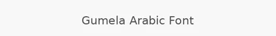 Gumela Arabic Font