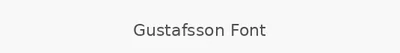 Gustafsson Font