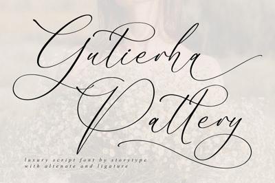 Gutierha Pattery Luxury Script Font Free Download