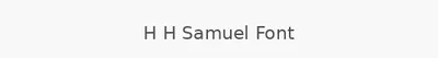 H H Samuel Font