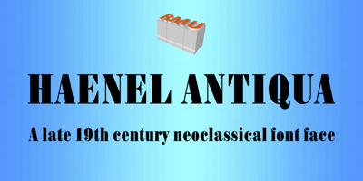 Haenel Antiqua Free Download