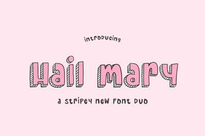 Hail Mary Font Duo Free Download