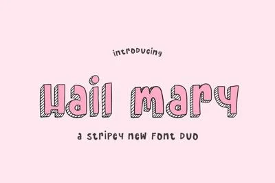 Hail Mary Font Duo