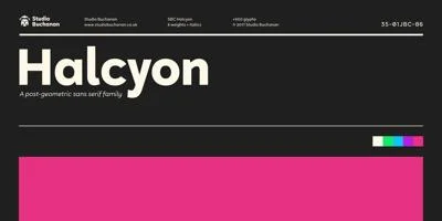 Halcyon Font
