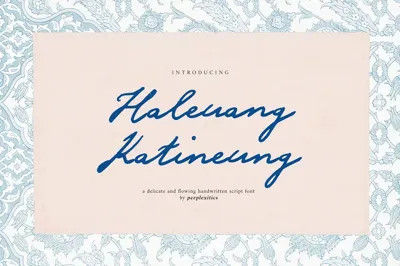 HaleuangKatineung Handwritten Script Free Download