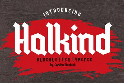 Halkind Blackletter Font Free Download