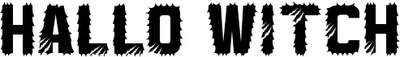 Hallo Witch Font
