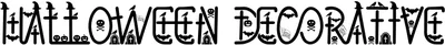 Halloween Decorative Font