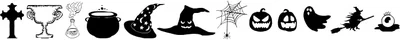 Halloween Dreams Doodles Font