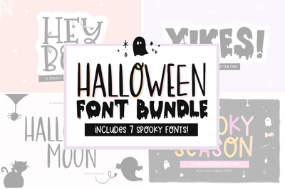 Halloween Font Bundle Free Download