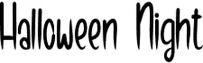 Halloween Night 2 Font