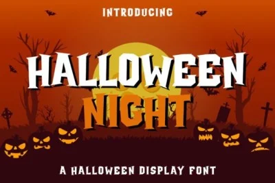 Halloween Nigh Halloween Font Font