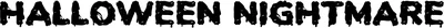 Halloween Nightmare Font