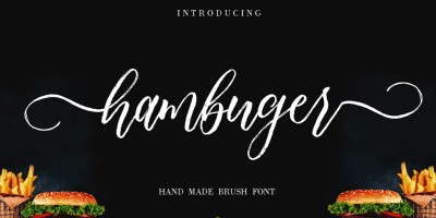 Hambuger Script Font