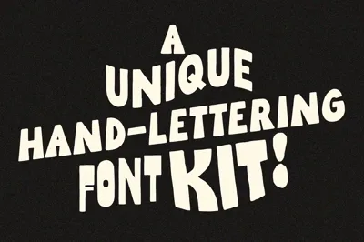 Hand-lettering Kit! Unique! Fonts! Free Download