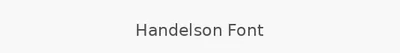 Handelson Font