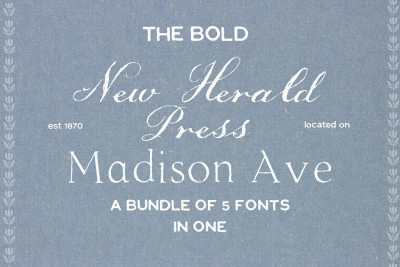 Handmade Editorial Texture Font Set