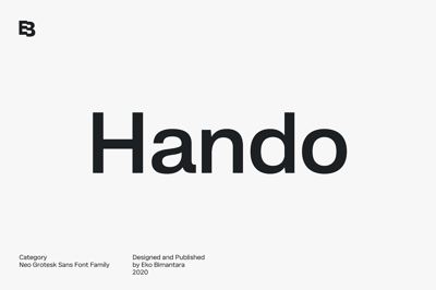 Hando; 20 Fonts of Sans Serif Free Download