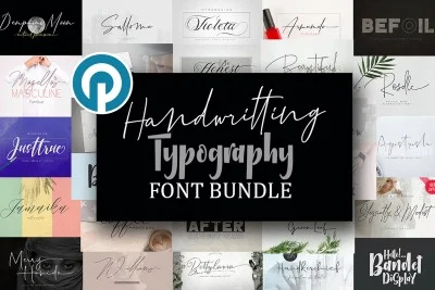 Handwritting Font Bundle by Graphicpress