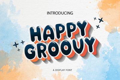 Happy Groovy - Groovy Font Free Download