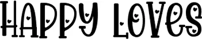 Happy Loves Font