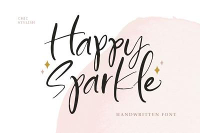 Happy Sparkle - Handwritten Font Free Download