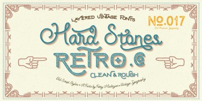 Hard Stones Pro Font