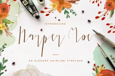 Harper Moe Script Font