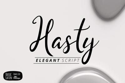 Hasty Elegant Font Free Download