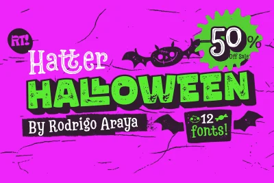 Hatter Halloween Font