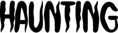 Haunting 4 Font