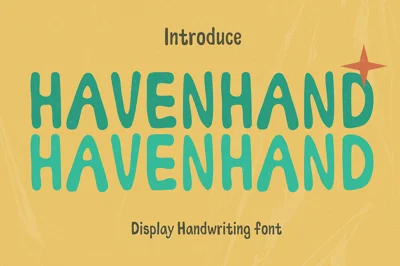 Havenhand handwriting font