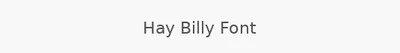 Hay Billy Font
