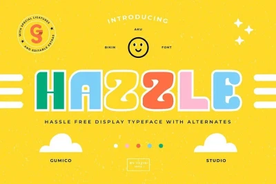 Hazzle Typeface