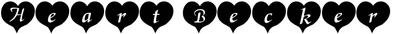 Heart Becker Font