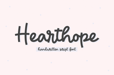 Hearthope | Handwritten Script Font Free Download