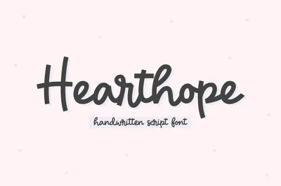 Hearthope | Handwritten Script Font