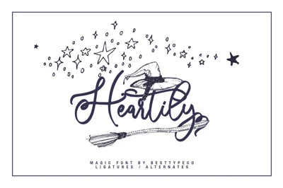 Heartly Font