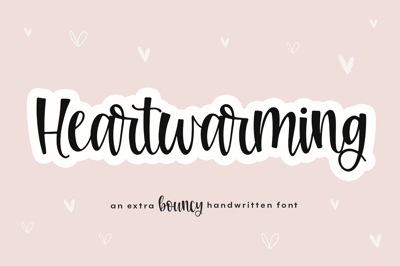 Heartwarming | A Bouncy Script Font Free Download