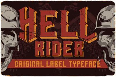 Hell Rider Label Font Free Download