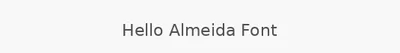 Hello Almeida Font
