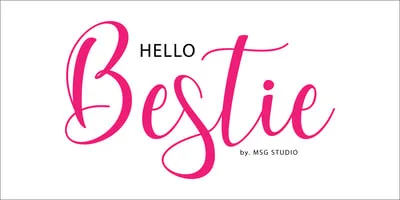 Hello Bestie Font