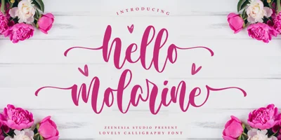 Hello Molarine Font