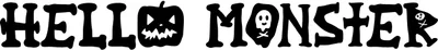 Hello Monster Font