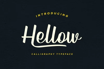Hellow - Calligraphy Typeface