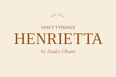 Henrietta Font (Fonts Pairing - Dou) Free Download