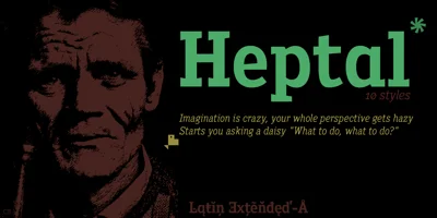 Heptal Font