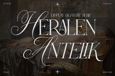 Heralen Antelik Display Serif Font Free Download