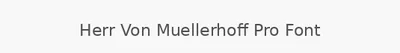Herr Von Muellerhoff Pro Font